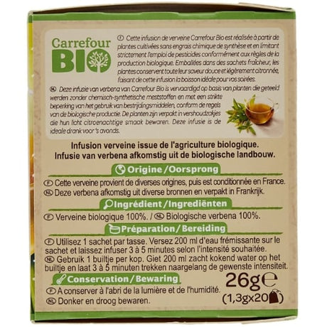 Infusion verveine Bio CARREFOUR BIO