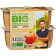 Compote pomme banane sans sucres ajoutés Bio CARREFOUR BIO