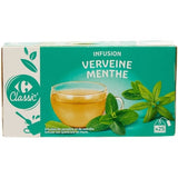 Infusion verveine menthe CARREFOUR CLASSIC