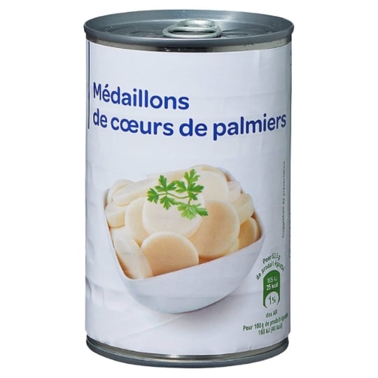 Cœurs de palmiers médaillons