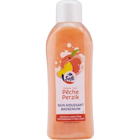 Bain moussant parfum pêche CARREFOUR SOFT