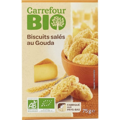 Biscuits apéritifs au gouda Bio CARREFOUR BIO