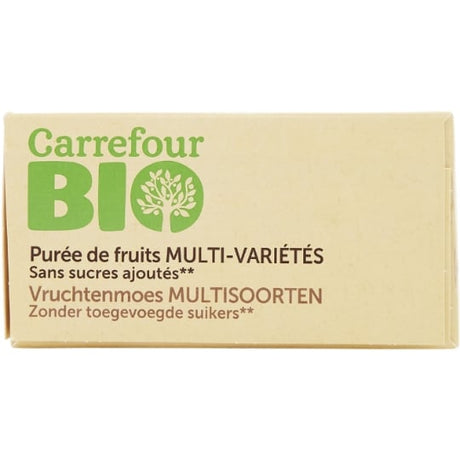 Compotes multi-variétés sans sucres ajoutés CARREFOUR BIO