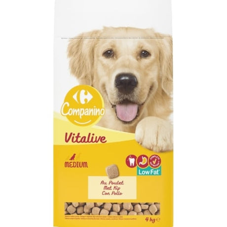 Croquettes pour chien Adulte medium au poulet CARREFOUR COMPANINO