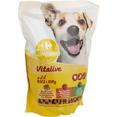 Croquettes pour chien Adulte mini à la volaille & aux légumes CARREFOUR COMPANINO