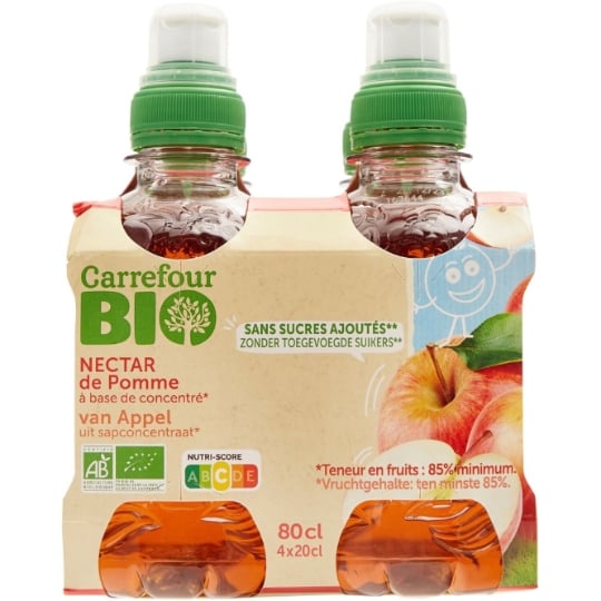 Nectar de pomme à base de concentré CARREFOUR BIO