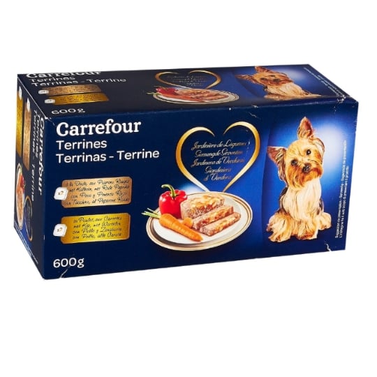 Terrine pour chien jardinière de légumes CARREFOUR