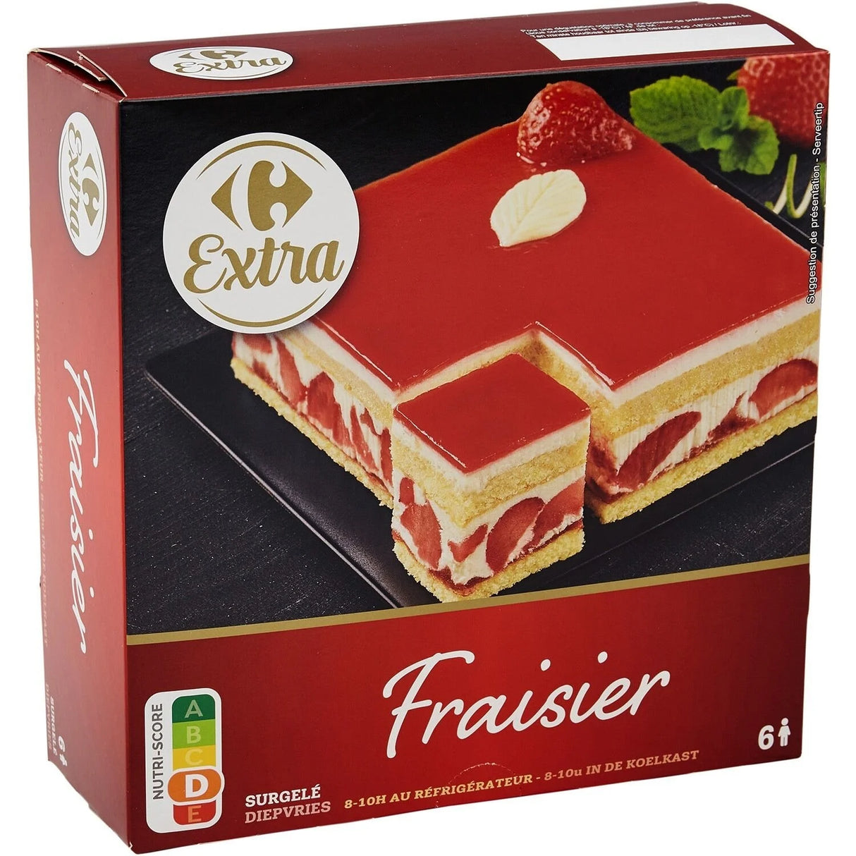 CARREFOUR EXTRA Fraisier Surgelé 450 g