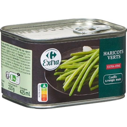 Haricots verts extra fins CARREFOUR