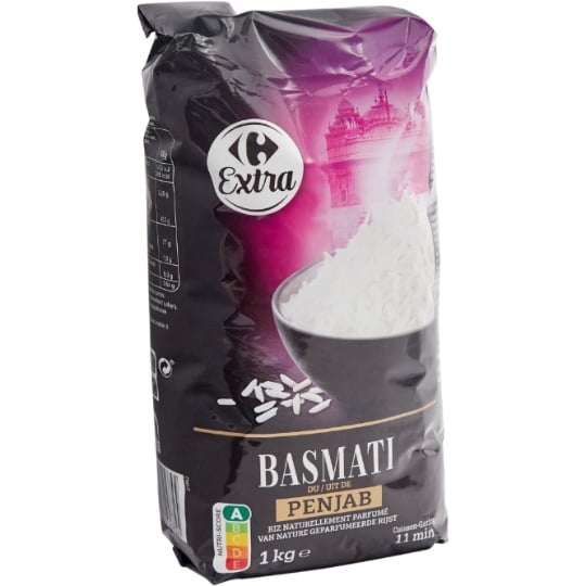 Riz basmati du Penjab CARREFOUR EXTRA