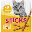 Friandise pour chat sticks poulet CARREFOUR COMPANINO