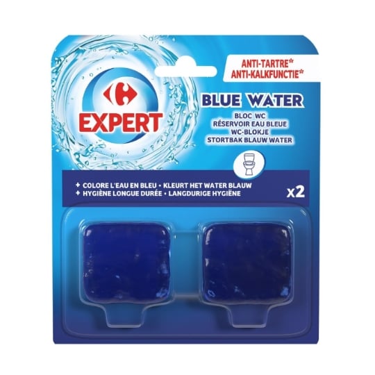 Bloc WC réservoir Eau bleue CARREFOUR EXPERT