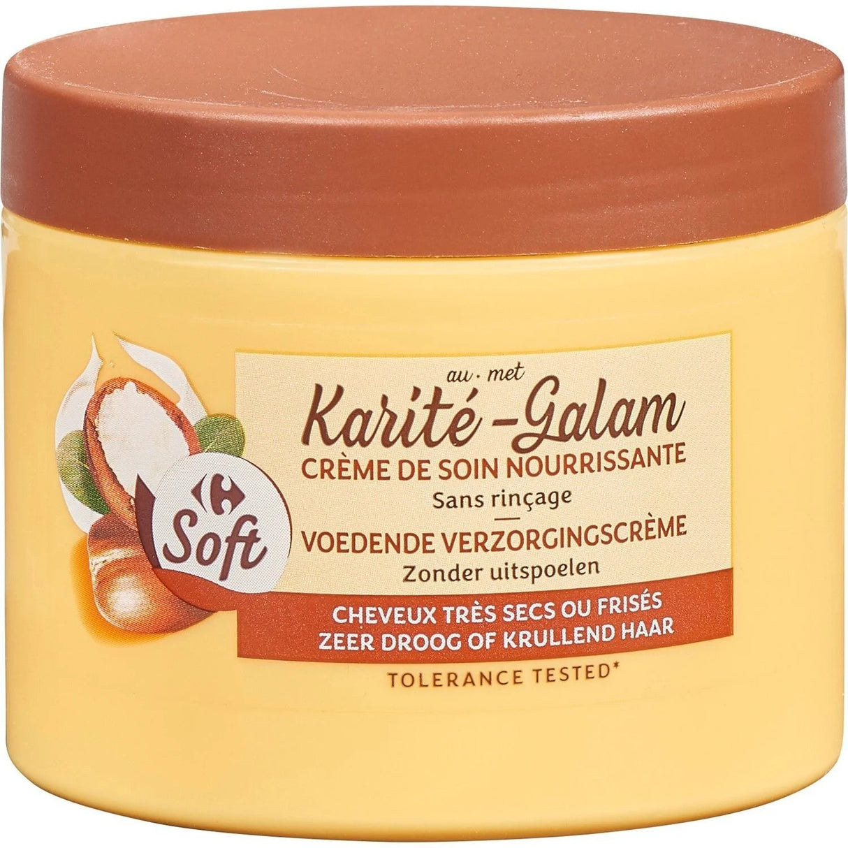 CARREFOUR Crème Soin Karité Sans Rinçage 300 ml