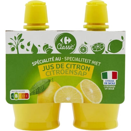 Jus de citron CARREFOUR CLASSIC