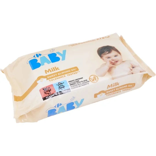 CARREFOUR BABY Lingettes bébé à l'huile d'amande x72