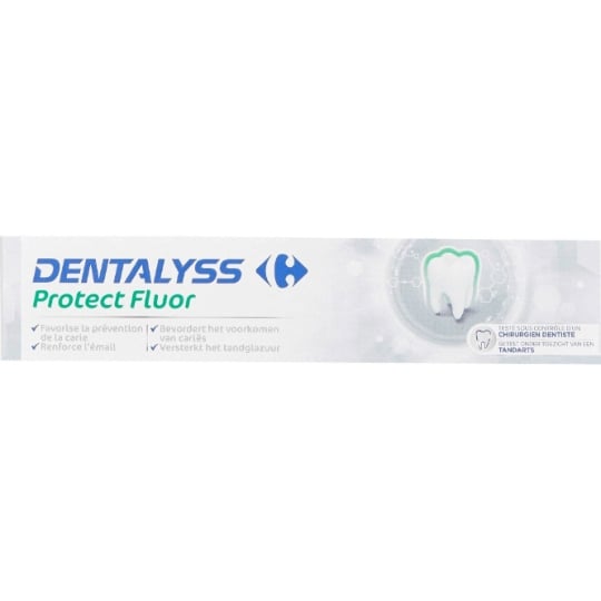 Dentifrice Dentalyss Portect Fluor CARREFOUR