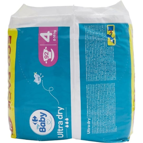 Couches Ultra Dry T4 : 8-16 kg CARREFOUR BABY