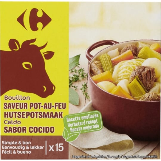 Bouillon saveur pot au feu CARREFOUR