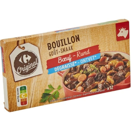 Bouillon goût bœuf dégraissé CARREFOUR ORIGINAL