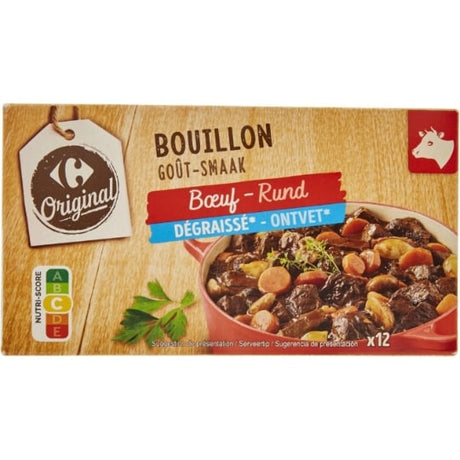 Bouillon goût bœuf dégraissé CARREFOUR ORIGINAL