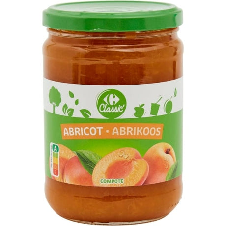 Compote abricot CARREFOUR CLASSIC