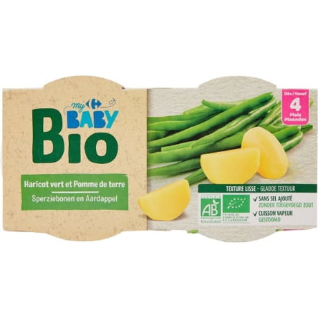 Plat bébé haricot vert dès 4 mois Bio CARREFOUR BABY