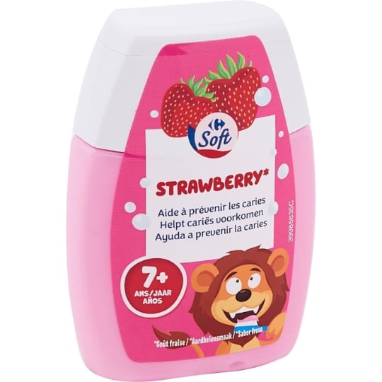 Dentifrice Enfant à la Fraise 7+ ans CARREFOUR SOFT