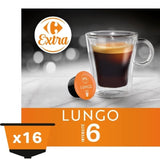 Café capsules Lunga CARREFOUR EXTRA