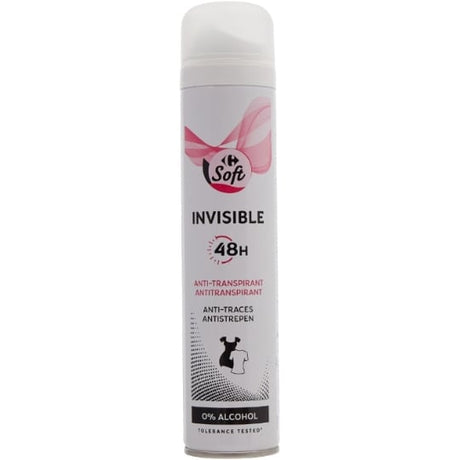 Déodorant 48 h Invisible CARREFOUR SOFT