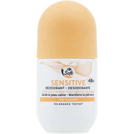 Déodorant 48h Sensitive avoine CARREFOUR SOFT