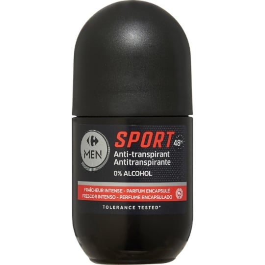 Déodorant Bille Sport 48h fraîcheur intense CARREFOUR