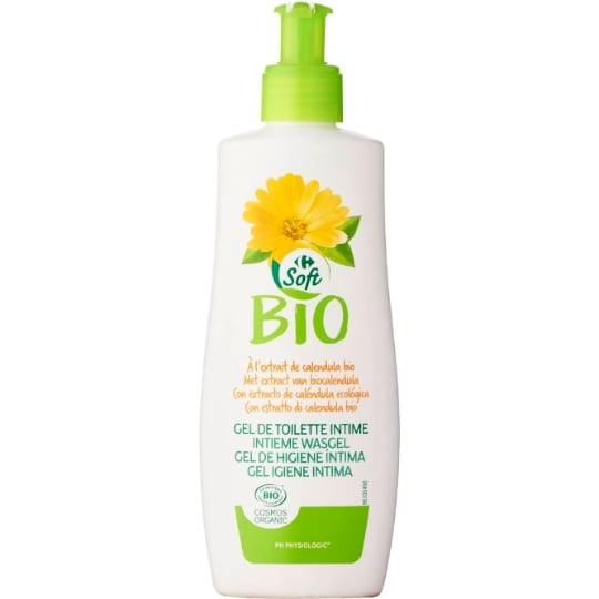 Gel intime à l'extrait de calendula CARREFOUR SOFT BIO