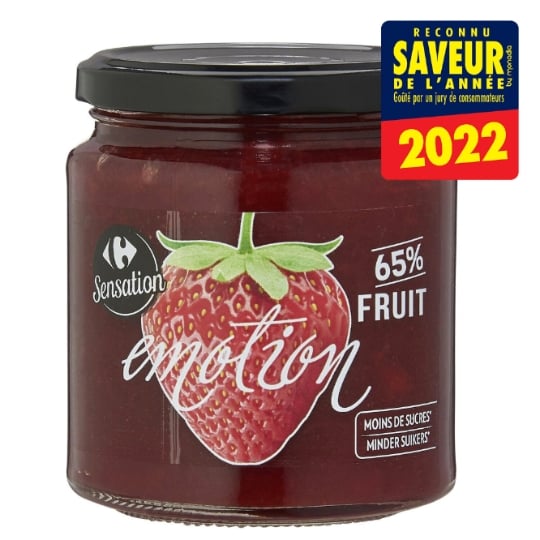 Confiture fraise CARREFOUR SENSATION