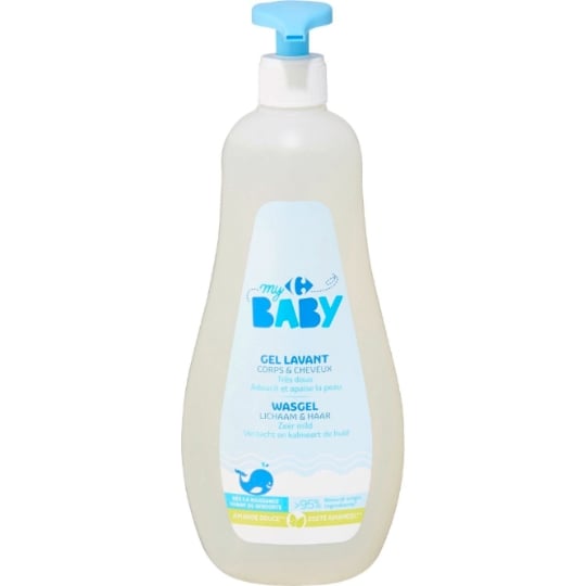 Gel lavant bébé corps & cheveux CARREFOUR BABY