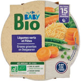 Plat bébé légumes pâtes, dès 15 mois CARREFOUR BABY