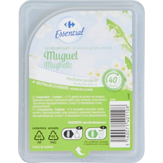 Gel désodorisant muguet CARREFOUR ESSENTIAL