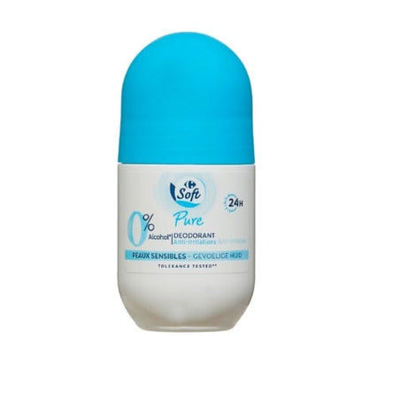 Déodorant Bille peau sensible pure anti-irritation CARREFOUR SOFT