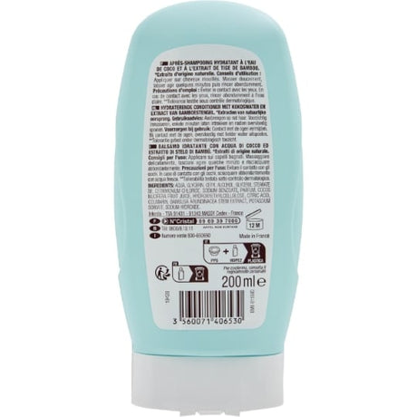 Après-shampooing hydratant eau de coco bambou Carrefour Soft