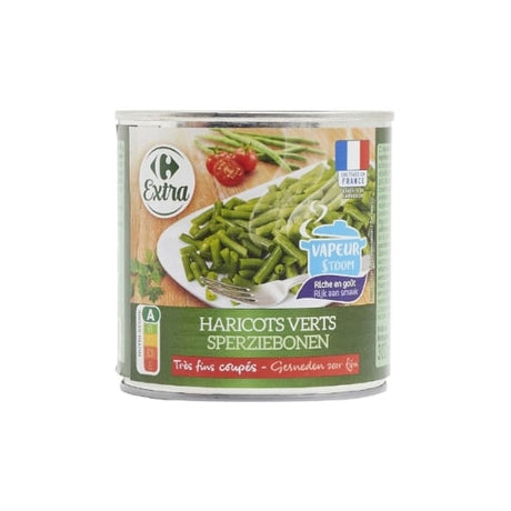 Haricots verts très fins coupés CARREFOUR EXTRA