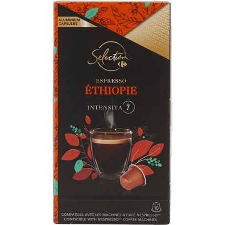 Café capsules Espresso Ethiopie CARREFOUR SELECTION