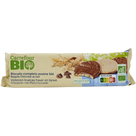 Biscuits chocolat au lait CARREFOUR BIO