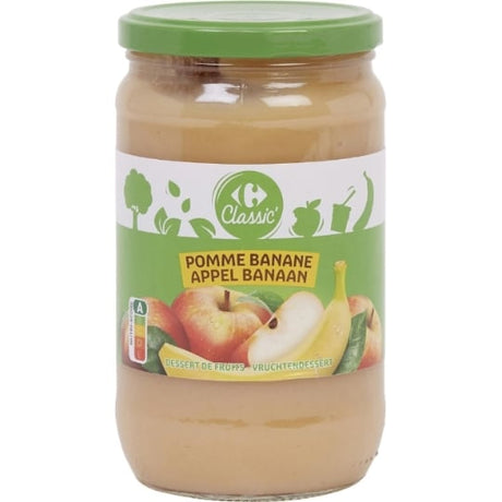 Compote pommes bananes CARREFOUR CLASSIC