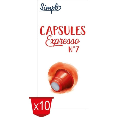 Café Capsules Compatibles Nespresso Expresso n°7 SIMPL