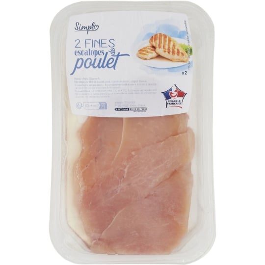 Escalopes de poulet fines SIMPL