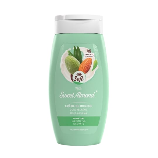 Crème de Douche lait d'amande CARREFOUR