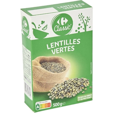 Lentilles vertes CARREFOUR CLASSIC