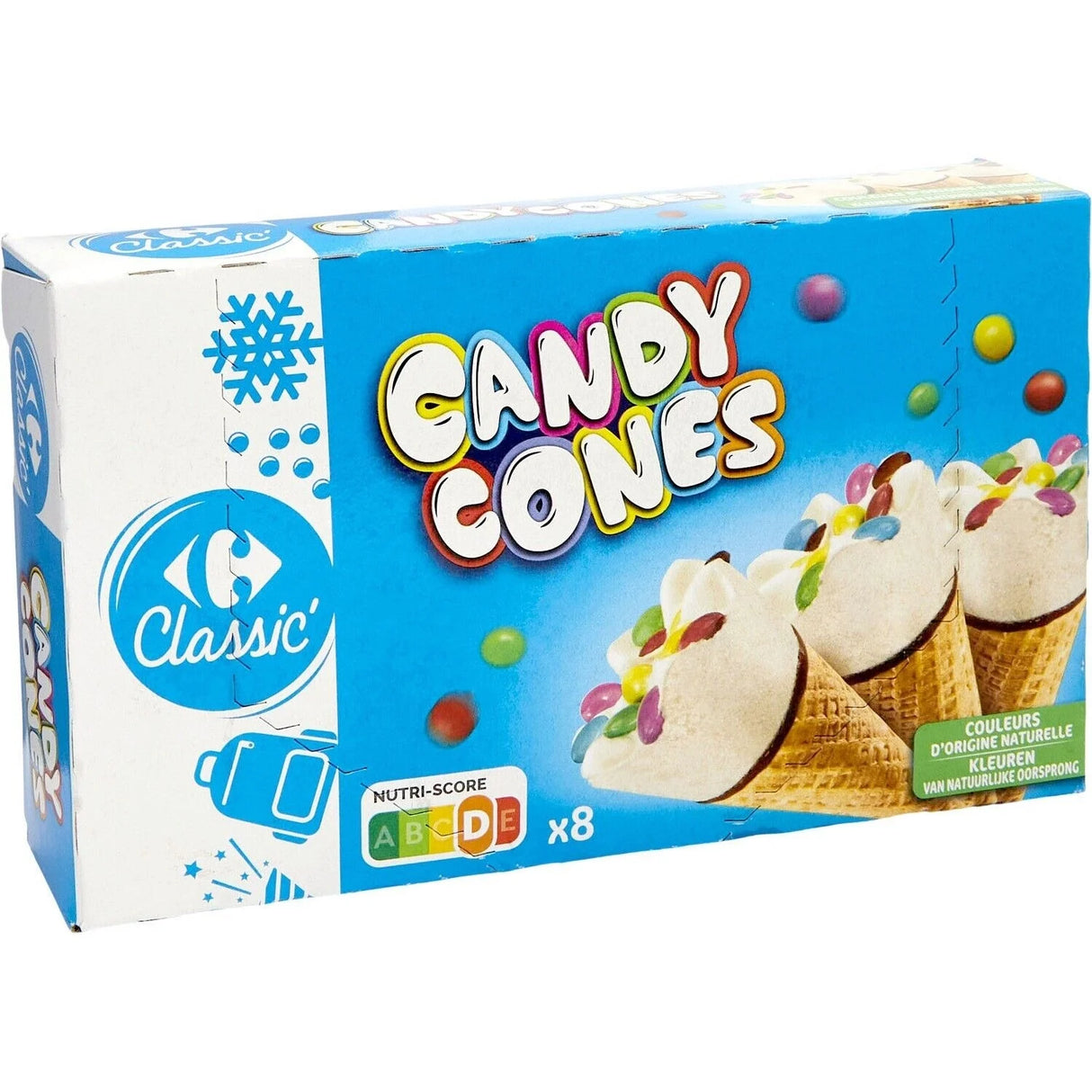 CARREFOUR Candy Cones 8 Pièces 280g