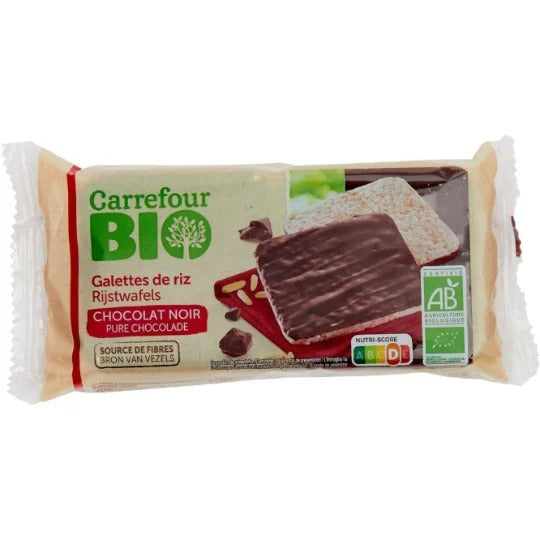 CARREFOUR BIO Galettes de Riz Chocolat Noir 100g