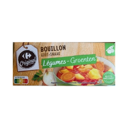 Bouillon goût légumes CARREFOUR ORIGINAL