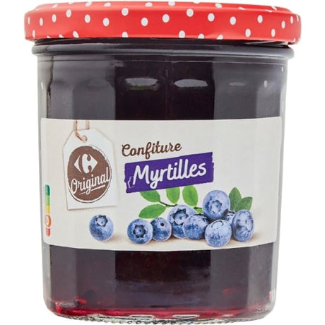 Confiture myrtilles CARREFOUR ORIGINAL